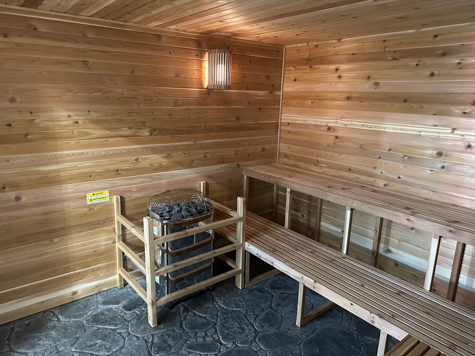 YMCA custom sauna project